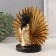Polystone souvenir "Little Hothey - Prayer. Palm leaf" Gold and black 18x9x18 cm
