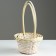 A set of wicker baskets, D16x10/31 cm, d19x11x33 cm, d21x12x35 cm, 3 pcs, yellow, bamboo