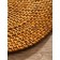 Rug -lamp lauded oval rattan, 40x30x0.5 cm