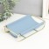 Steam for trifles metal, leatherette "Scandy" gray-blue 21x12x5 cm