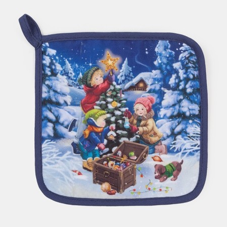 Set of kitchen. "New Year's mood" mittens-prich.20x27cm, selection of 17x17 100% p/e-1