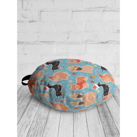 Siddle Pill "Dog Party", Decorative, D = 52 cm