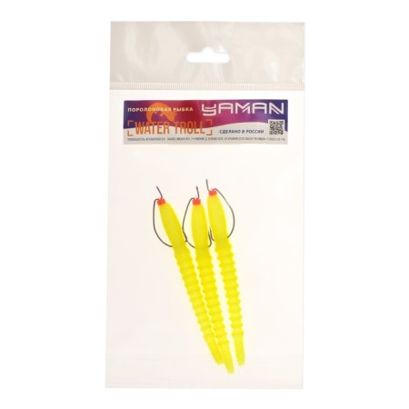 The foam of the Yaman Water Troll Creepy on offset hook No. 2, 10 cm, color 110, 3 pcs.-1
