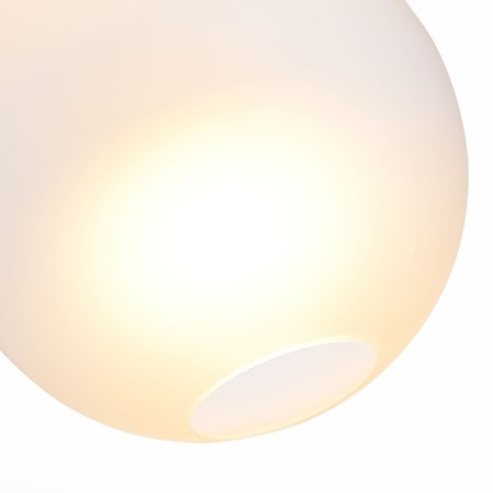 Suspension lamp ST LUCE. SL1133.523.01. Bopone. 1x40 watts, E27, 30x30 cm, brass color-8