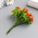 Decor for creativity "Flowers" mix 9 cm (1 set = 1 bouquet) in the bouquet 12 colors