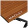 Maclay camping table, folding, 120x60x45 cm