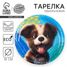 Disposable paper plate 