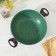 Kazan, 4 l, d = 28 cm, glass cover, two removable handles, anti -stick coating, green color