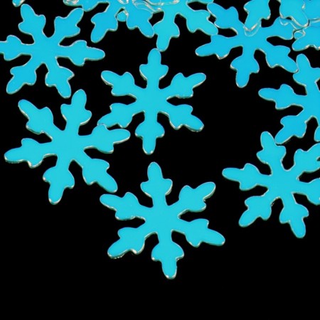 Sequins for decor "Winter", blue-1