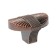 Handle button cappio, zinc, d = 35 mm, color copper