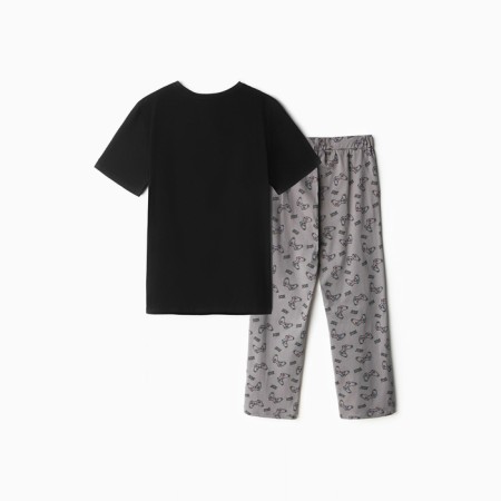 Pajama men's kaftan "game" size 50, black-10