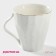 Porcelain shade Mug "Milky Way", 300 ml, white color in specking