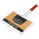 Ground grill Universal Maclay, 22x30 cm, chrome steel, for barbecue