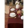 The tablecloth "Ethel" Cozy 150*250 +/- 3cm, central chocolate, pl. 192 g/m2, hl with VGMO
