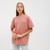 Women's T-shirt Minaku Oversize Fit: dusty pink color, rn 50