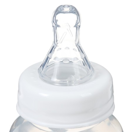 A set of bottles for feeding "Teddy Bear" 150 and 250 ml, Basic series, straight, mix-8