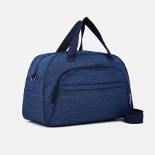 Road bag with lightning, external pocket, long belt, blue color