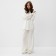 Women's suit (shirt, trousers) minku white color, rr 44