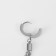Piercing in the ear (mono -style) "Brush", l = 4.5 cm, silver color