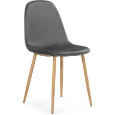 Lilu Metal Metal Metal Carcass/Velu, natural/gray 44x51x85 cm