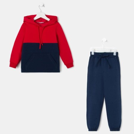 Costume (sweatshirt, trousers) KAFTAN "BASIC Line" R.36 (134-140), Indigo, red-7