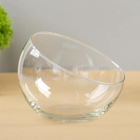 VAZA "Anabel" Ball with a braid of D-12CM; H-9.5cm, 0.8l transparent