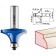 Clester's milling grinder 28701-38.1, Kav one No. 1, r = 12.7 mm, 31.8 x 17 mm