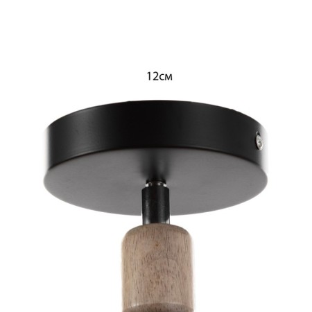 STAS "DAN" E27 40W black 14x14x24 cm-4