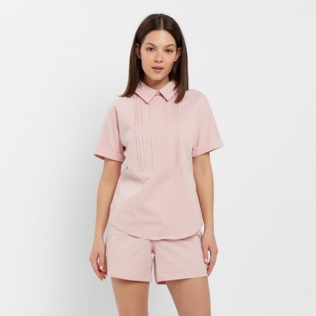 Women's costume (shirt, shorts) minku: enjoy color pink, size 48