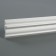 Ceiling skirting board 07523E, white 53x53x2000 mm