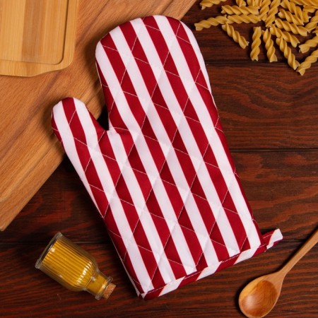 Mittens Dolyana burgundy color 26x16 cm, 100% p/e