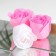 Soap roses, pink and white, set of 9 pcs.