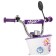 Bicycle 14 "Novatrack butterfly, white/purple color