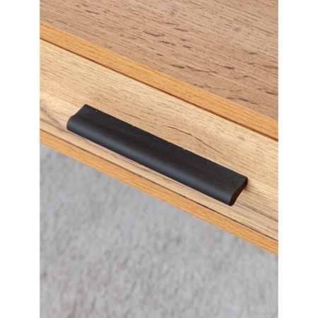 Written table Frame New, 800 × 510 × 760 mm, with a box and shelf, oak vanan / ferrous metal-10