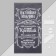 Terry Ethel towel "Strong, strong man" 50x90cm, 100% cotton, 420g/m2