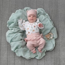 Kinderlitto “First Flowers-3” Kinderlitto kit, 3 items, height 68-74 cm, confetti color