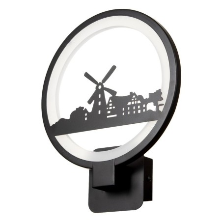 Sconces 2496/1 LED 15W 4000k Black 24x24x30 cm-3