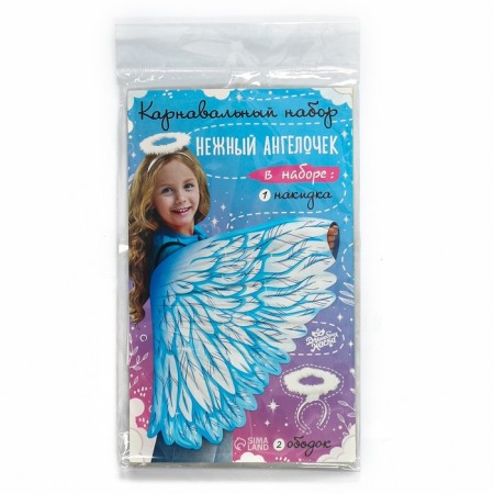 Carnival set "Delicate angel" cape, rim-11