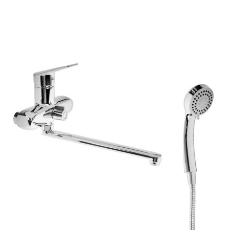 Accoona A7110 bath mixer, single-leaf, 2-mode cartridge, brass, chrome
