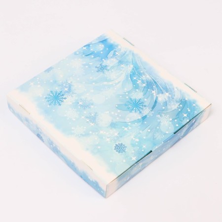 Gift box team with a window "Metel", 19 x 19 x 3 cm-3