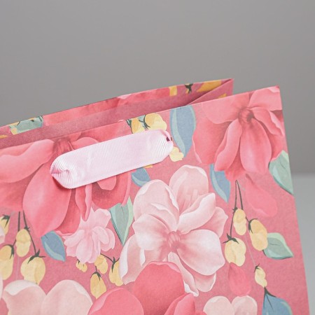 Package Gift Craft Vertical, packaging, “Happy Spring!”, Ml 23 x 27 x 11.5 cm-3