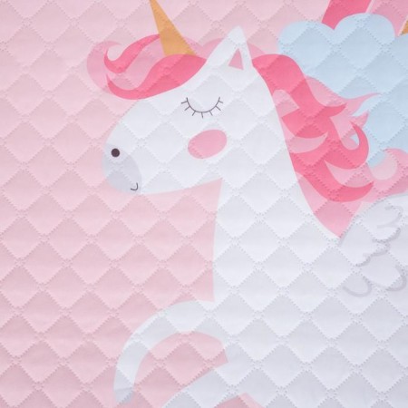 Baby Broadcast and pillowcase Ethel 1.5 joint venture "Pink Unicorn", 145x210 cm, 40x60 cm, microfiber-1