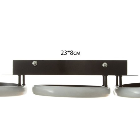 Lamp "NAMI" LED 33W 6000K Black 52.5x17x7 cm-4