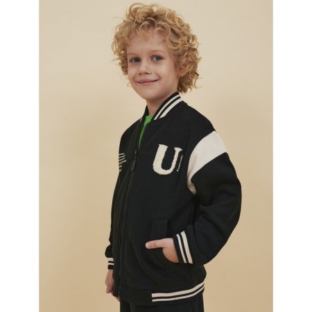 Bombber for the boy Pelican, height 140 cm, black color-3