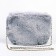 Plush bag, 24x19x3 cm, gray color