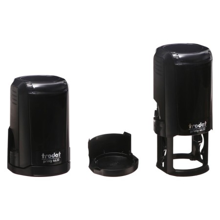 Equipment for round printing automatic Trodat Printy 4630, diameter 30 mm, lid, black body-1