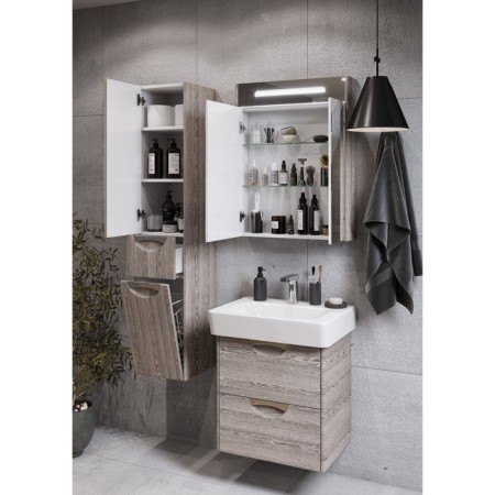 Silva 60 mirror, Oak color fjord-3