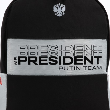 President backpack, 42 ​​x 30 x 12 cm, black color-5