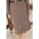 Women's dress, size 52, brown color