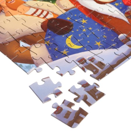 Puzzle "Three heroes and navel of the Earth", 160 elements-3
